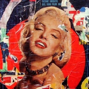 Collage by Mimmo Rotella