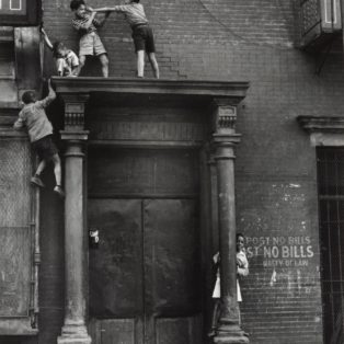 Boys play on rooftop in New York City Helen Levitt