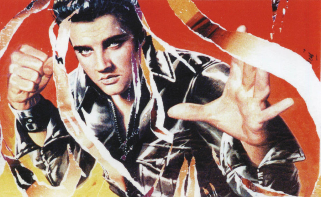 King Creole Elvis Print by Mimmo Rotella