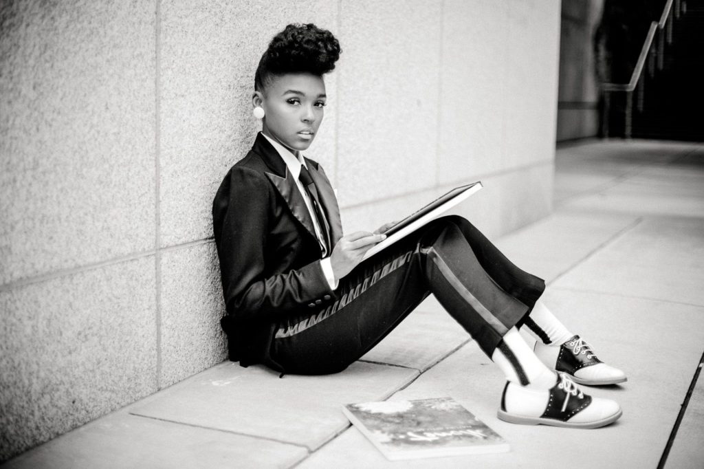 Janelle Monae tuxedo suit