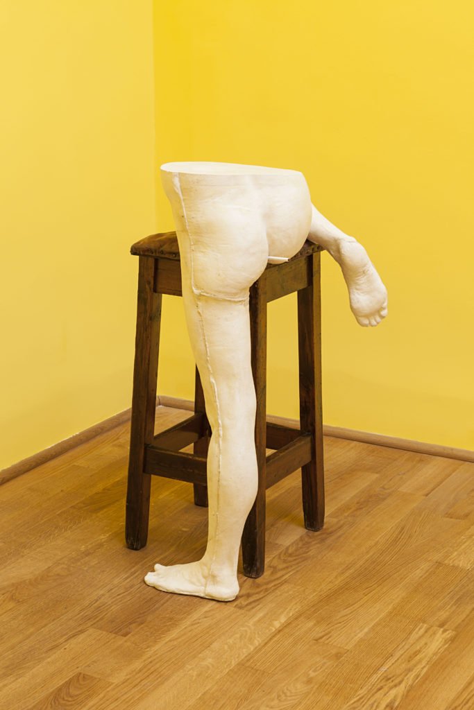 Sculpture by Sarah Lucas