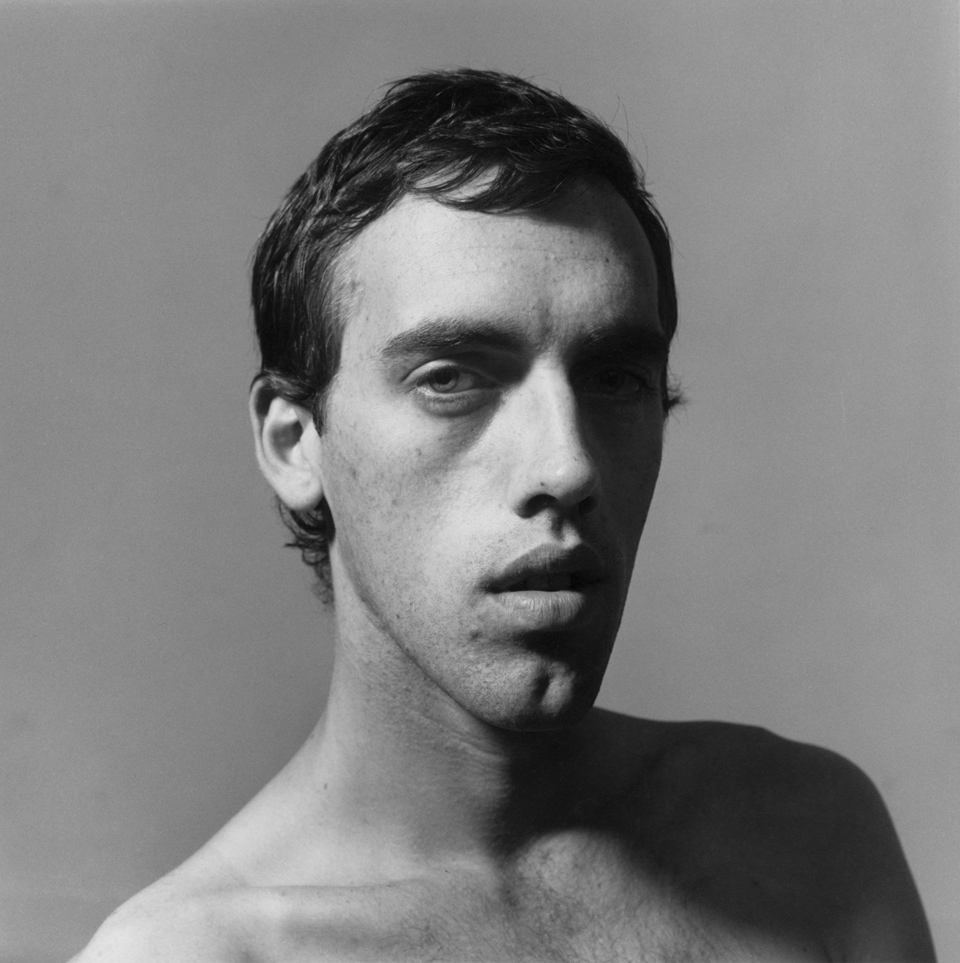 David Wojnarowicz black and white portrait