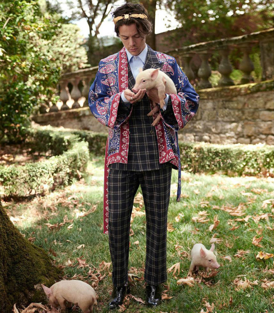 harry Styles one direction gucci fashion frontmen