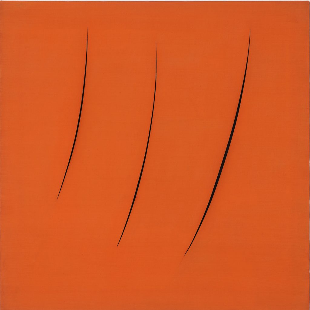 Artwork by Lucio Fontana