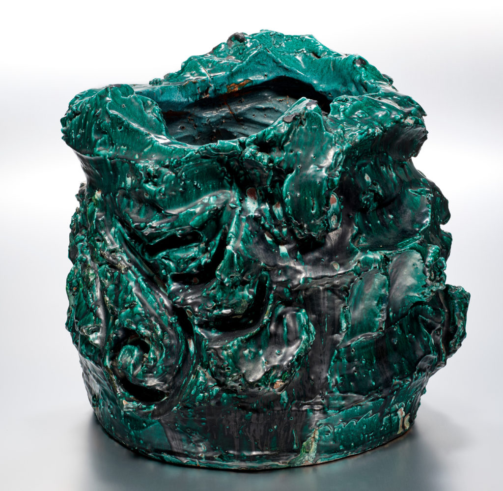 Sculpture by Lucio Fontana