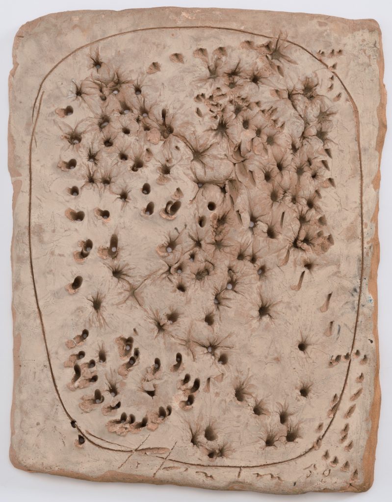 Artwork by Lucio Fontana