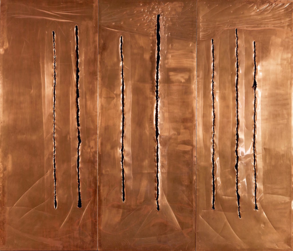 Artwork by Lucio Fontana
