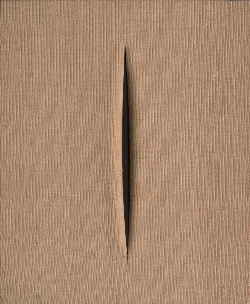 Artwork by Lucio Fontana