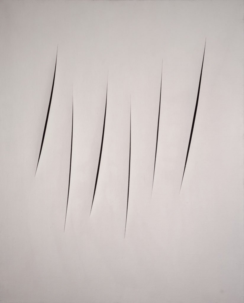 Artwork by Lucio Fontana