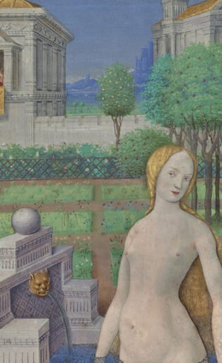 Painting by Jean Bourdichon