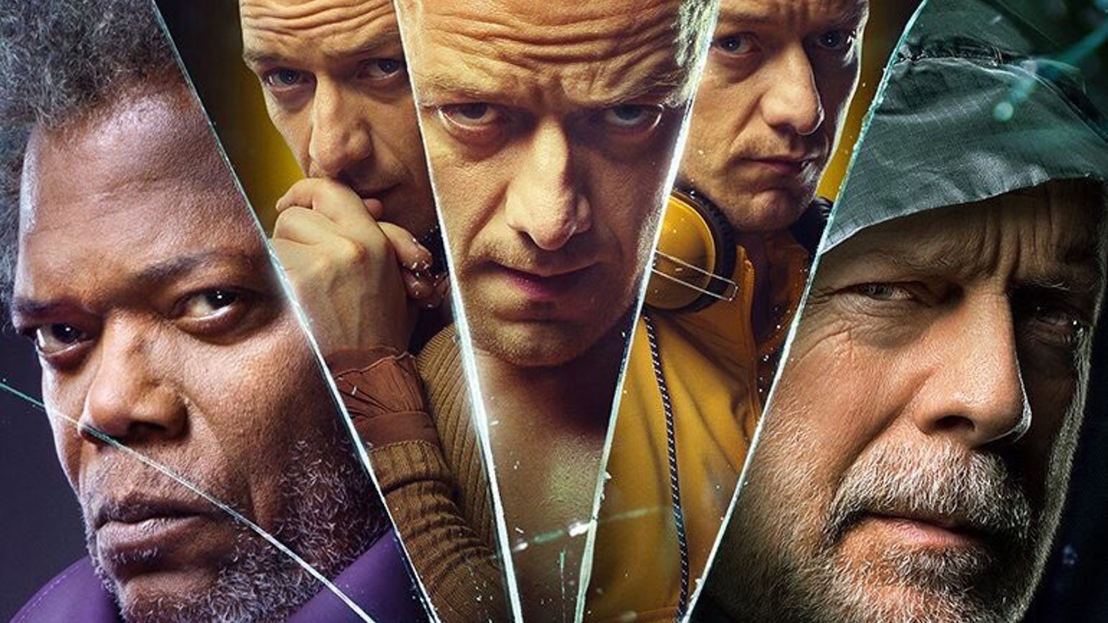 M Night Shyamalan Glass James McAvoy Samuel L Jackson Bruce Willis