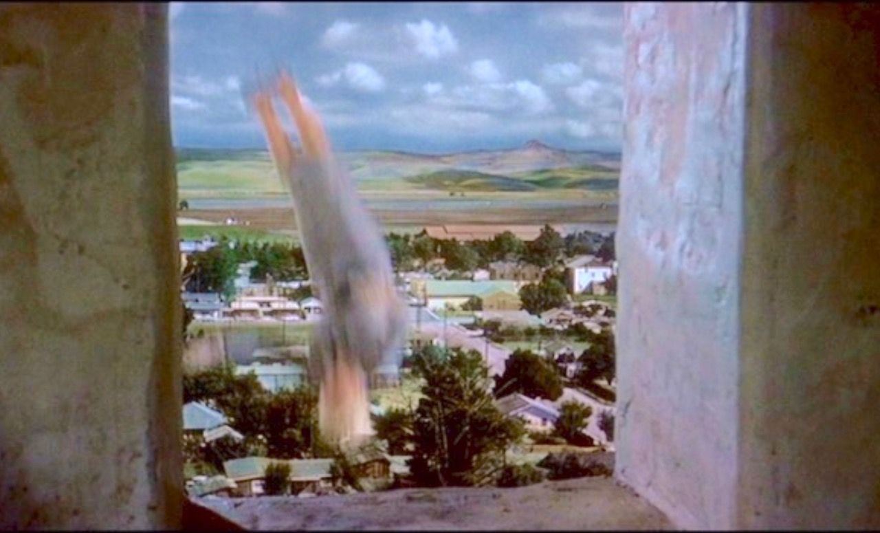 image of falling woman from Vertigo 1958