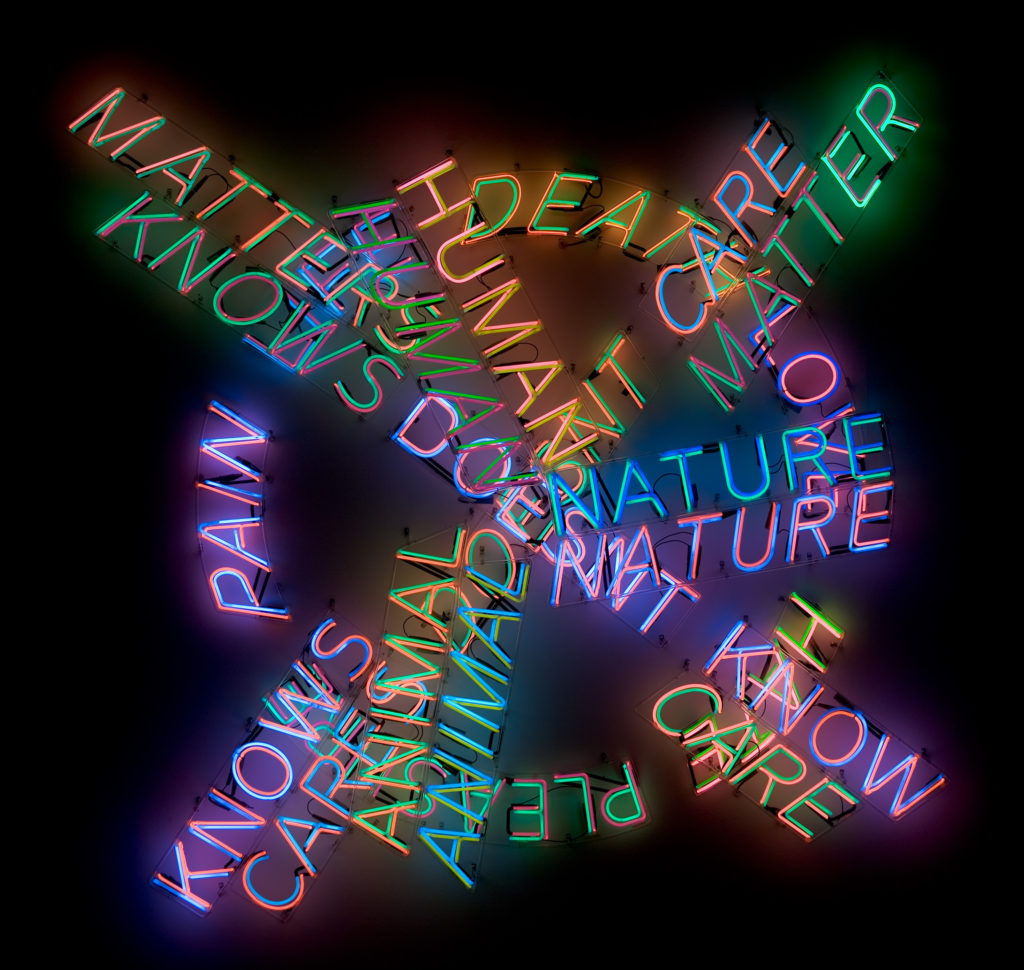 Neon work by Bruce Nauman