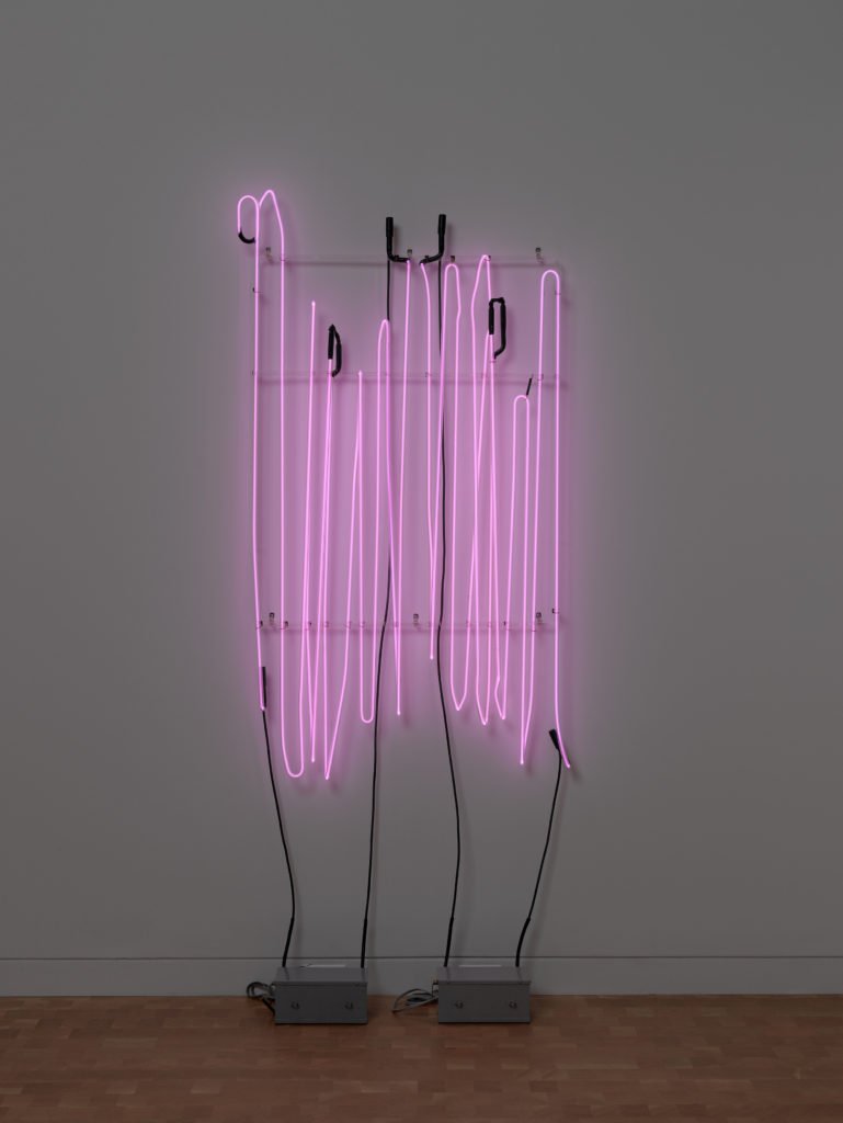 Neon work by Bruce Nauman