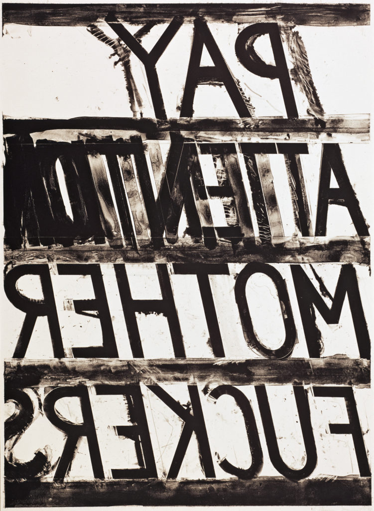 Print by Bruce Nauman