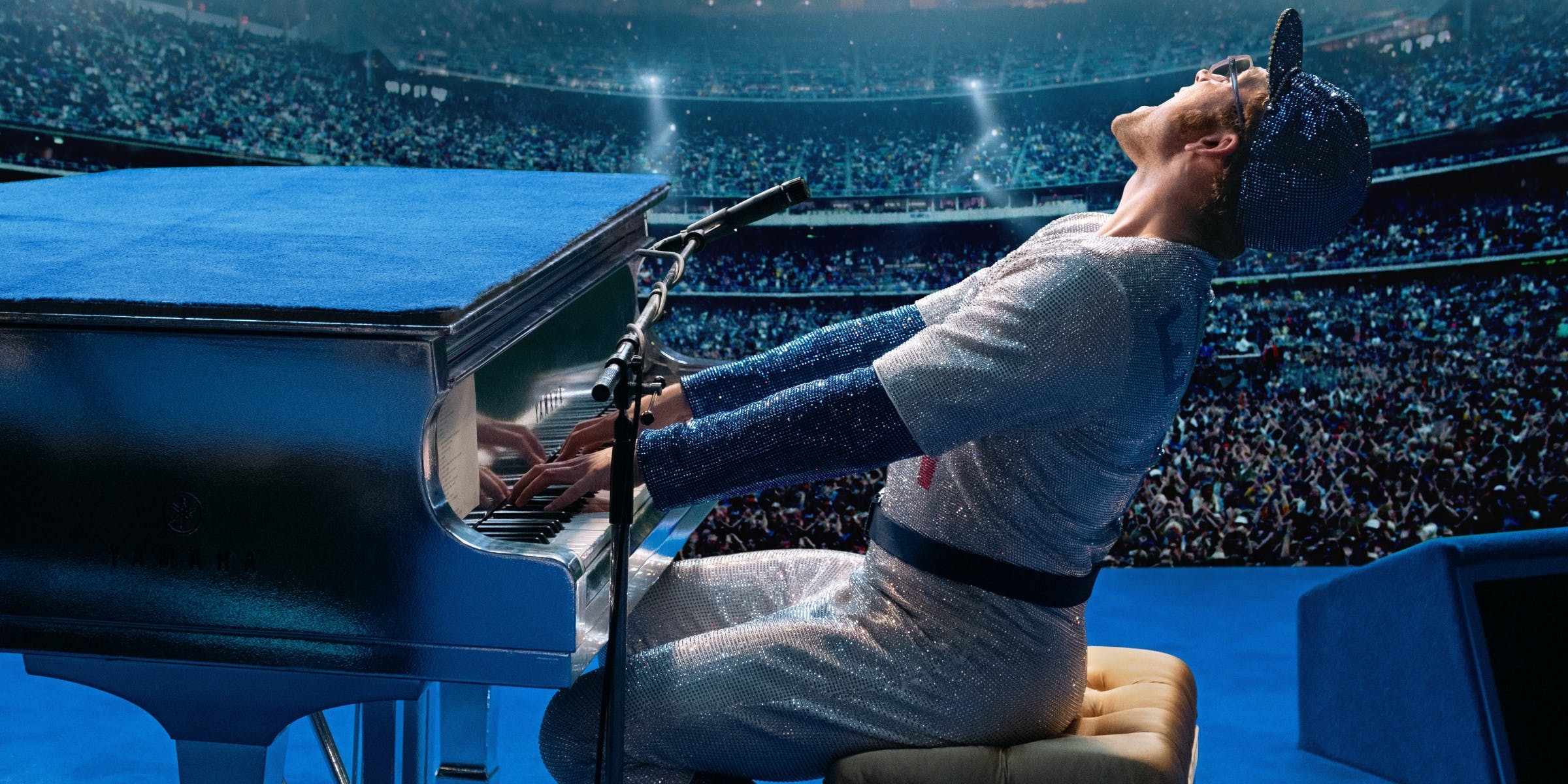 Taron Egerton in Rocketman 2019