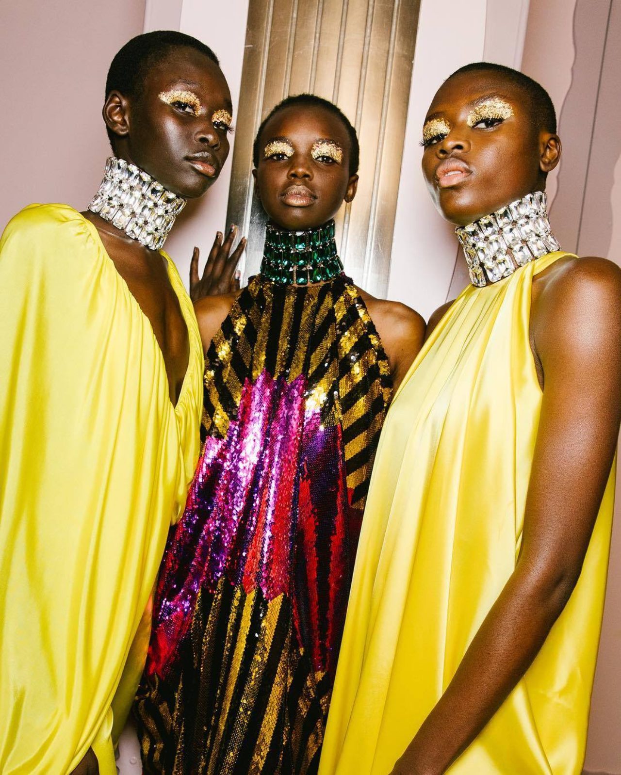 behind the scenes image from fashion week, by corey tenold