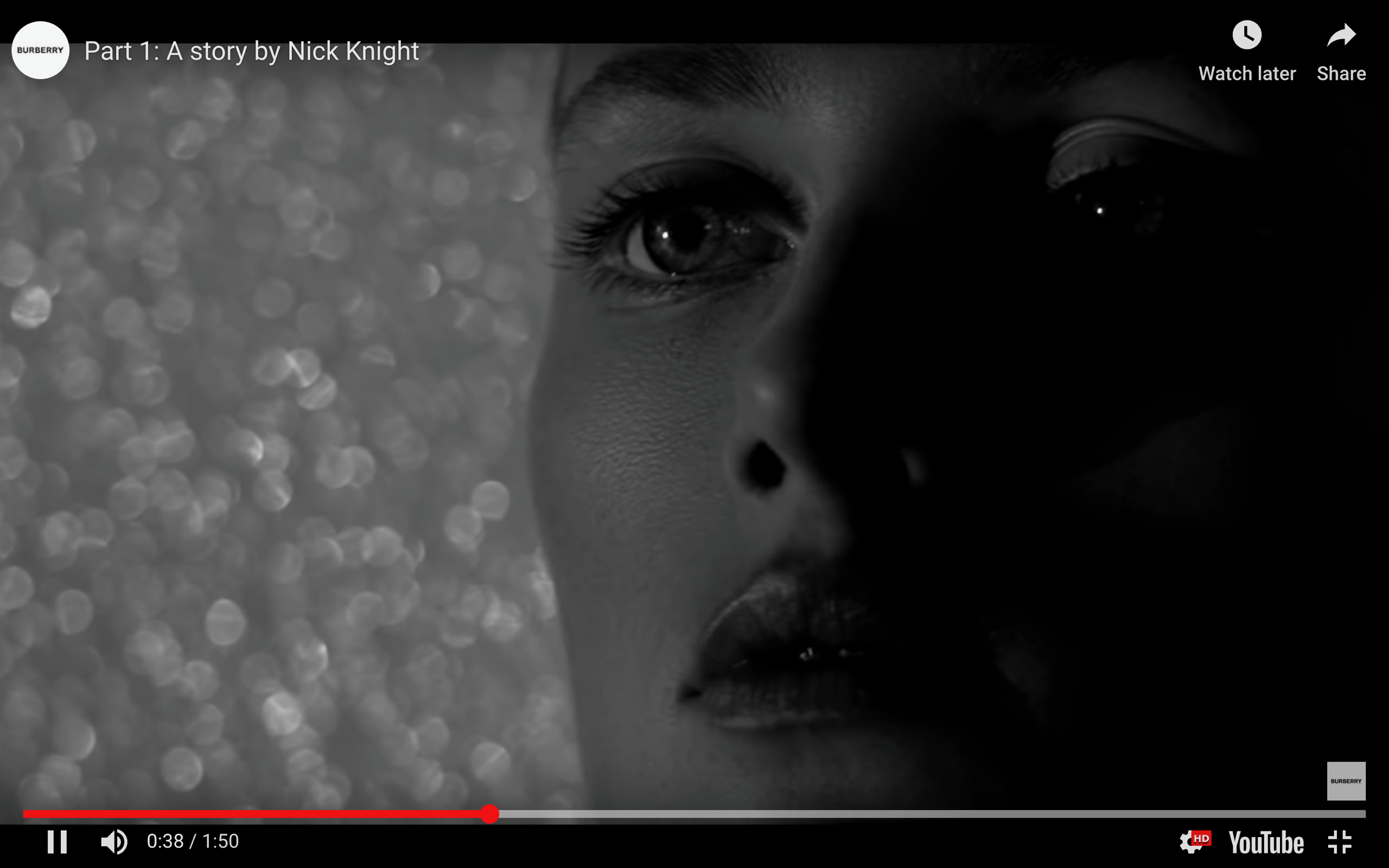 nick knight burberry film