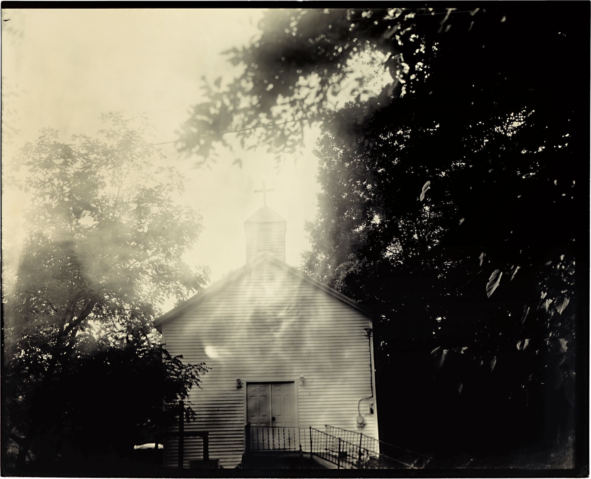 sally mann photograph of a baptist church in Virginia