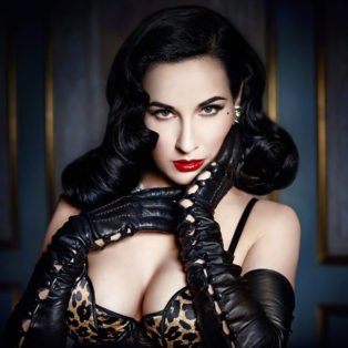 Dita Von Tesse black gloves