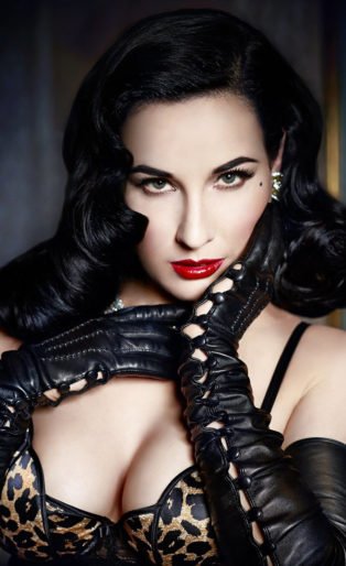 Dita Von Tesse black gloves