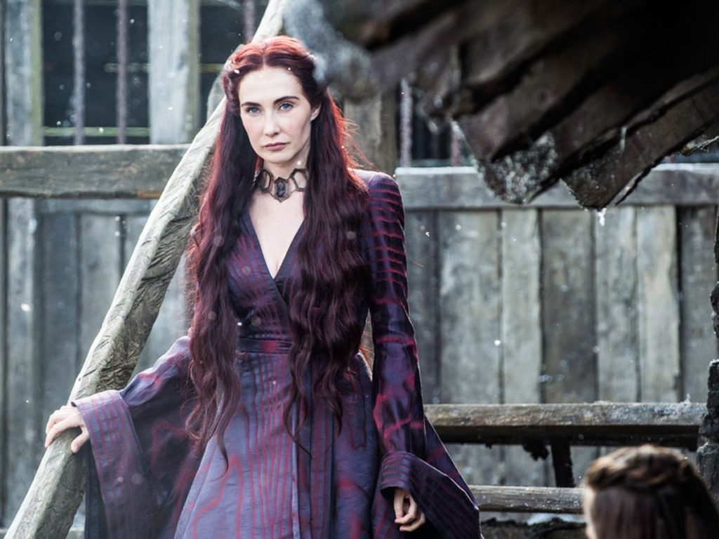 Game of Thrones Melisandre Wearing a Bewitching Purple Look