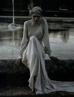 Valentino Haute Couture-Marie Piovesan By Deborah Turbeville For Vogue Italia-March 2012