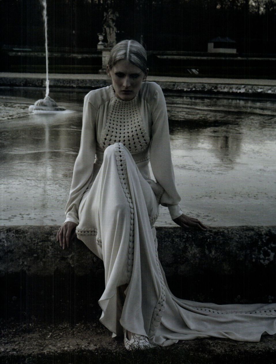Valentino Haute Couture-Marie Piovesan By Deborah Turbeville For Vogue Italia-March 2012