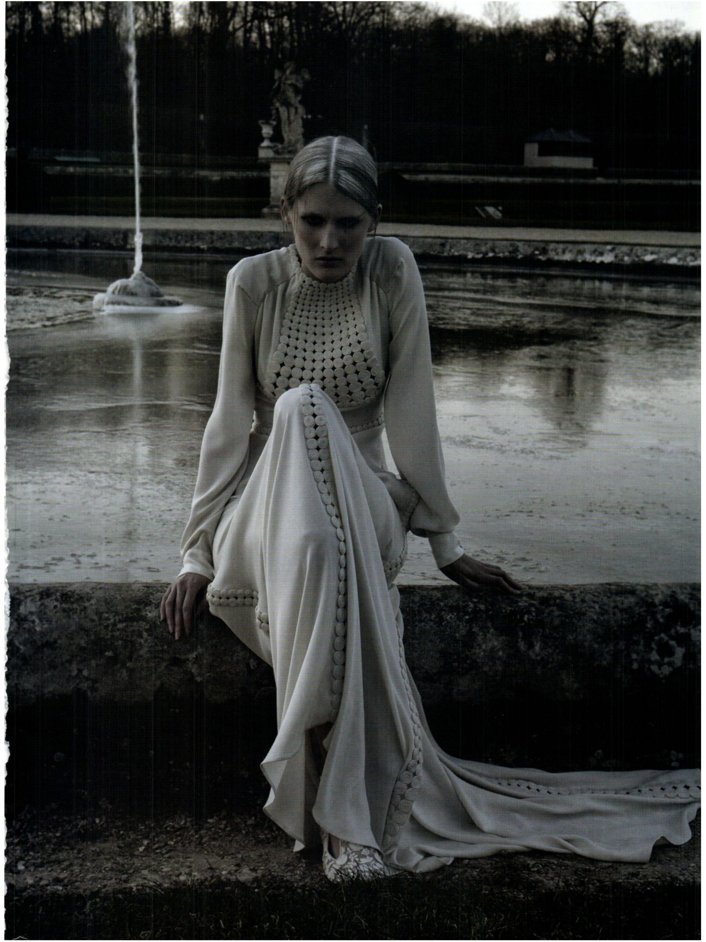 Valentino Haute Couture-Marie Piovesan By Deborah Turbeville For Vogue Italia-March 2012