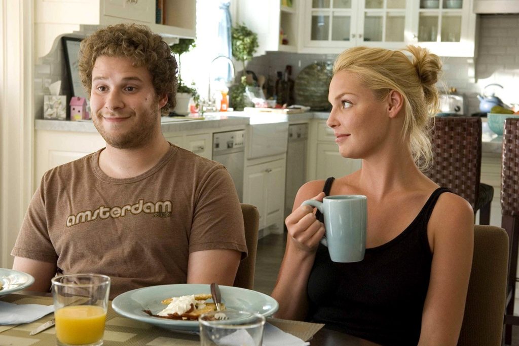 Seth Rogen and Katherine Heigl in Knocked Up
