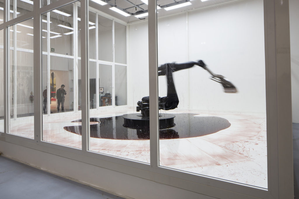 Installation by Sun Yuan and Peng Yu