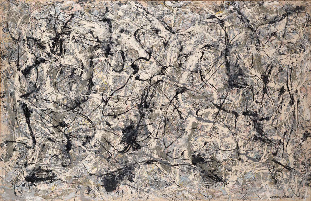 Painting by Jackson Pollock