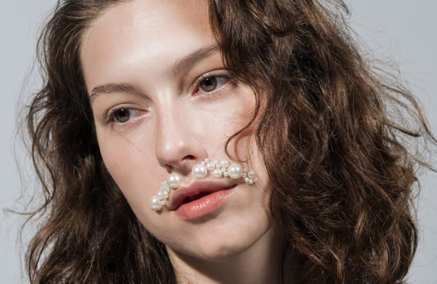 King Princess pearl mustache