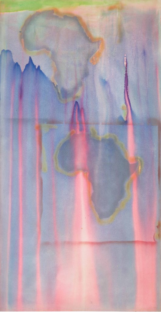 Painting by Frank Bowling