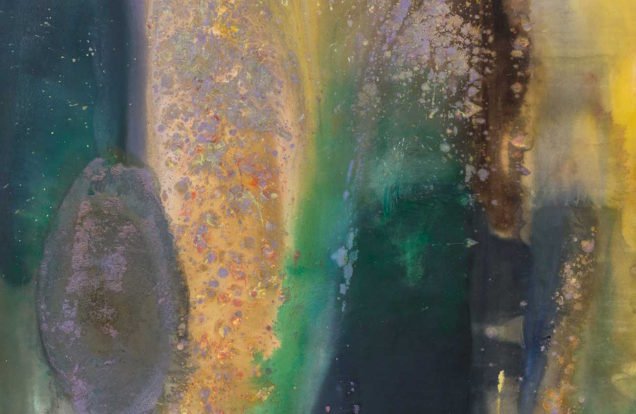 Painting by Frank Bowling