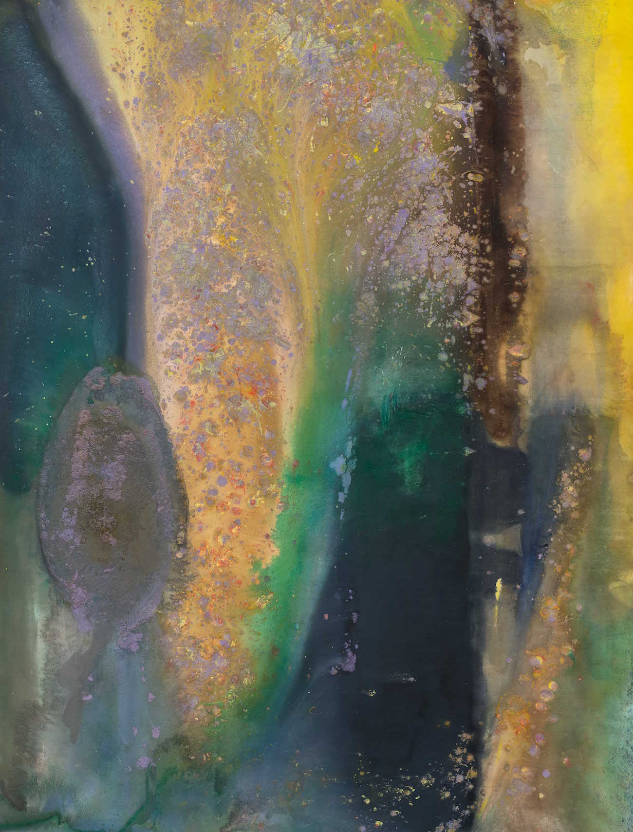 Painting by Frank Bowling