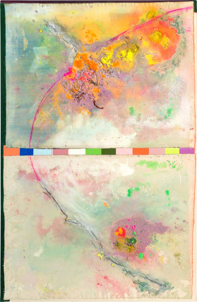 Painting by Frank Bowling