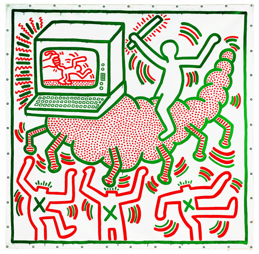 Artwork by Keith Haring
