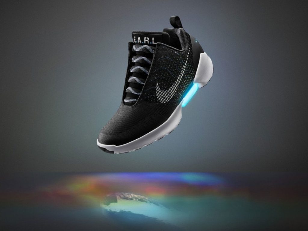 Nike Grind Recycled Black Sneakers with White Swoosh and White Bottoms