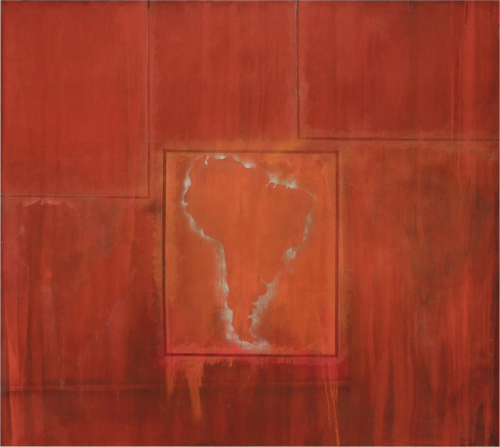 Painting by Frank Bowling
