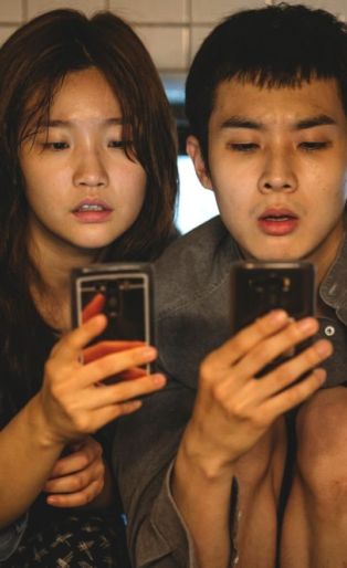 A still from Parasite