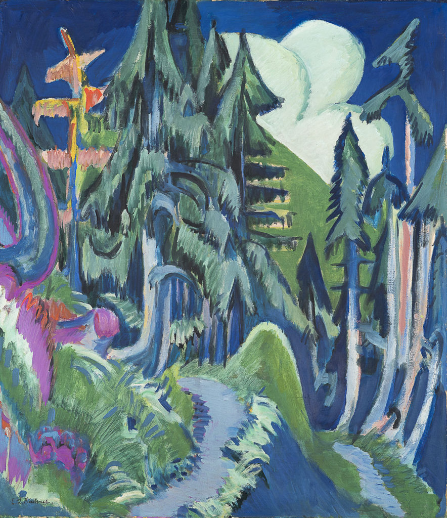 Ernst Ludwig Kirchner, Mountain Forest