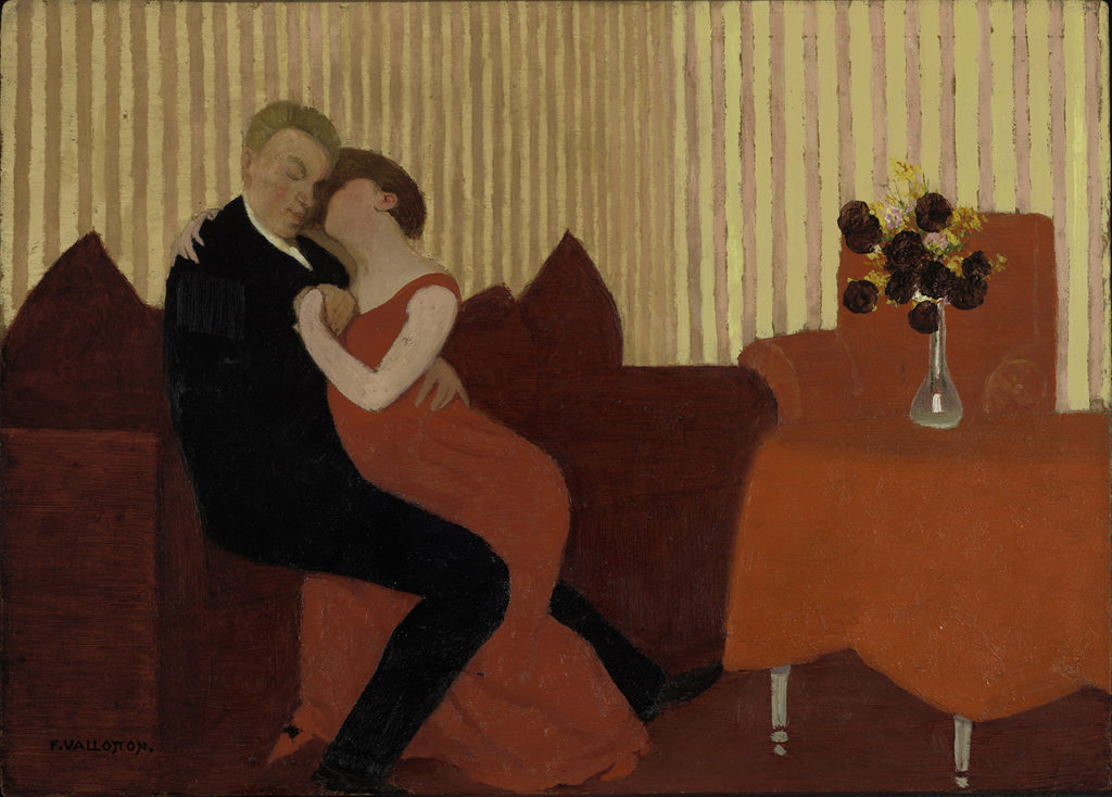 The Lie by Félix Vallotton