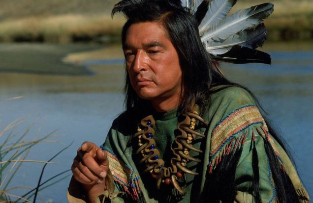 Original Film Title: DANCES WITH WOLVES. English Title: DANCES WITH WOLVES. Film Director: KEVIN COSTNER. Year: 1990. Stars: GRAHAM GREENE. Credit: ORION PICTURES / Album