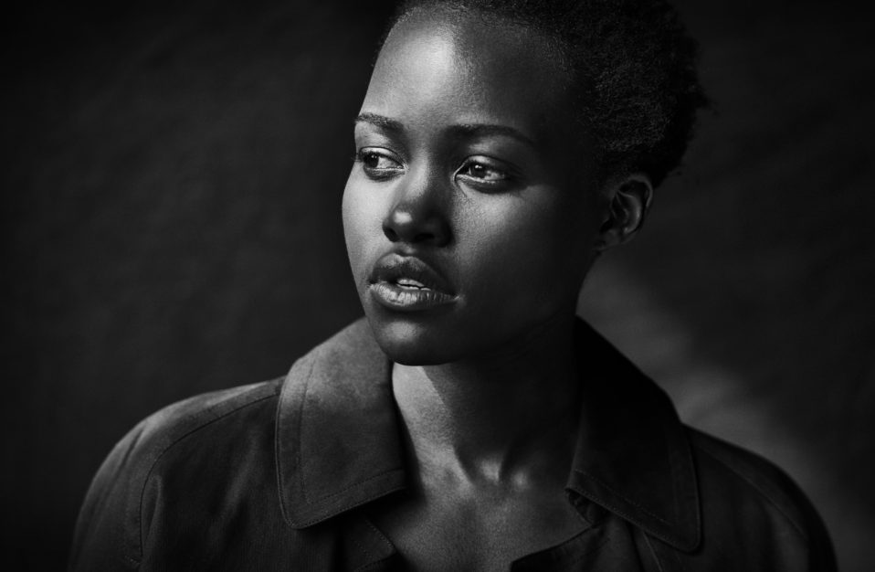 Lupita photographed by Peter Lindbergh