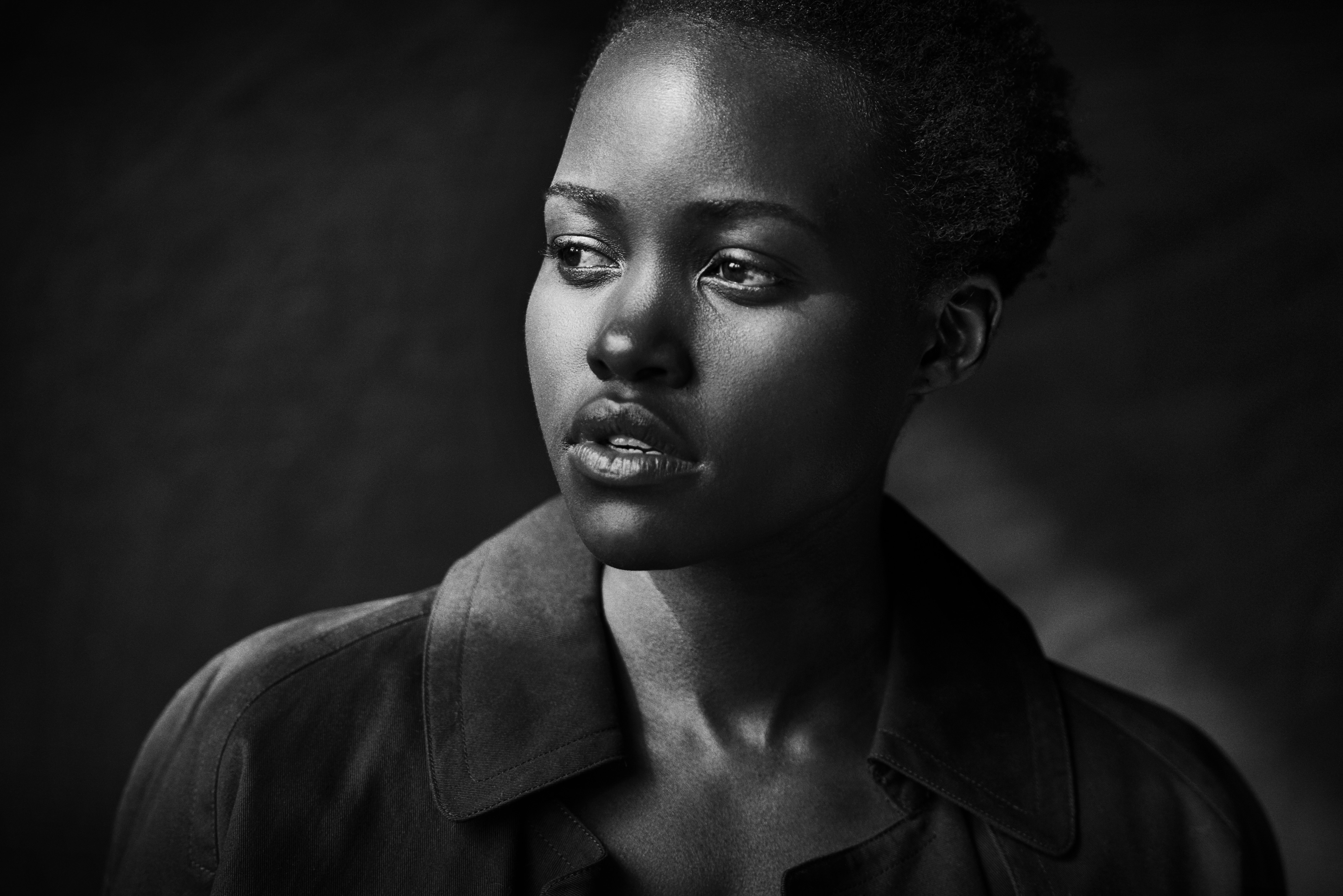 Lupita photographed by Peter Lindbergh