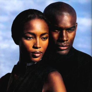 Tyson Beckford and Naomi Campbell for Ralph Lauren