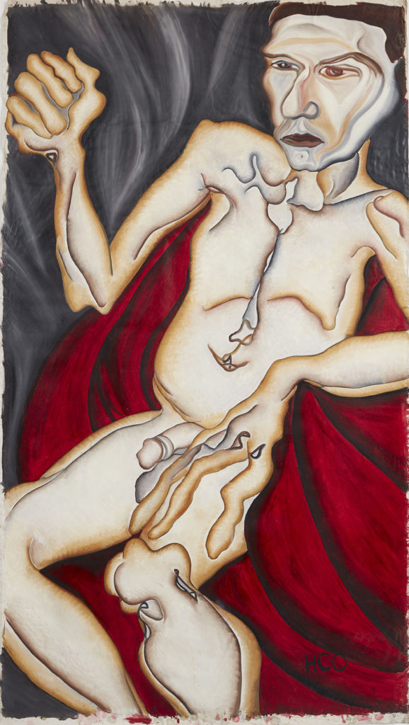 Hapi Phace, 1993, Helen Oliver Adelson; Courtesy of Howl! Happening Gallery