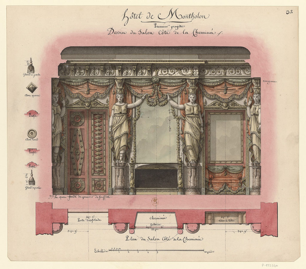Lequeu, Design Living Room hotel deMontholon