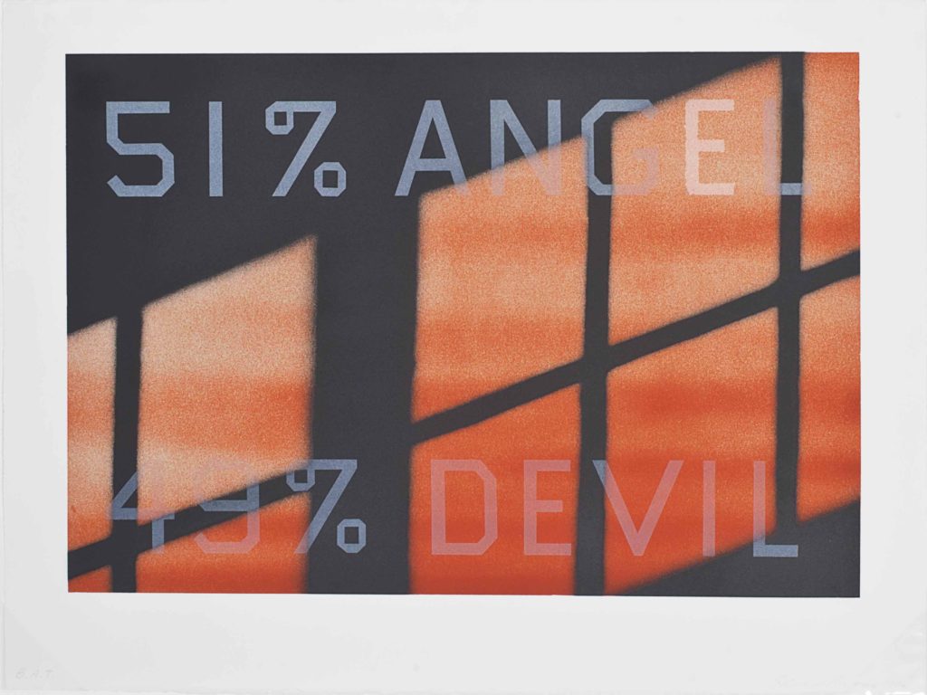 Ed Ruscha - 51% Angel